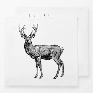 Servietten Vintage Holidays  Deer 1