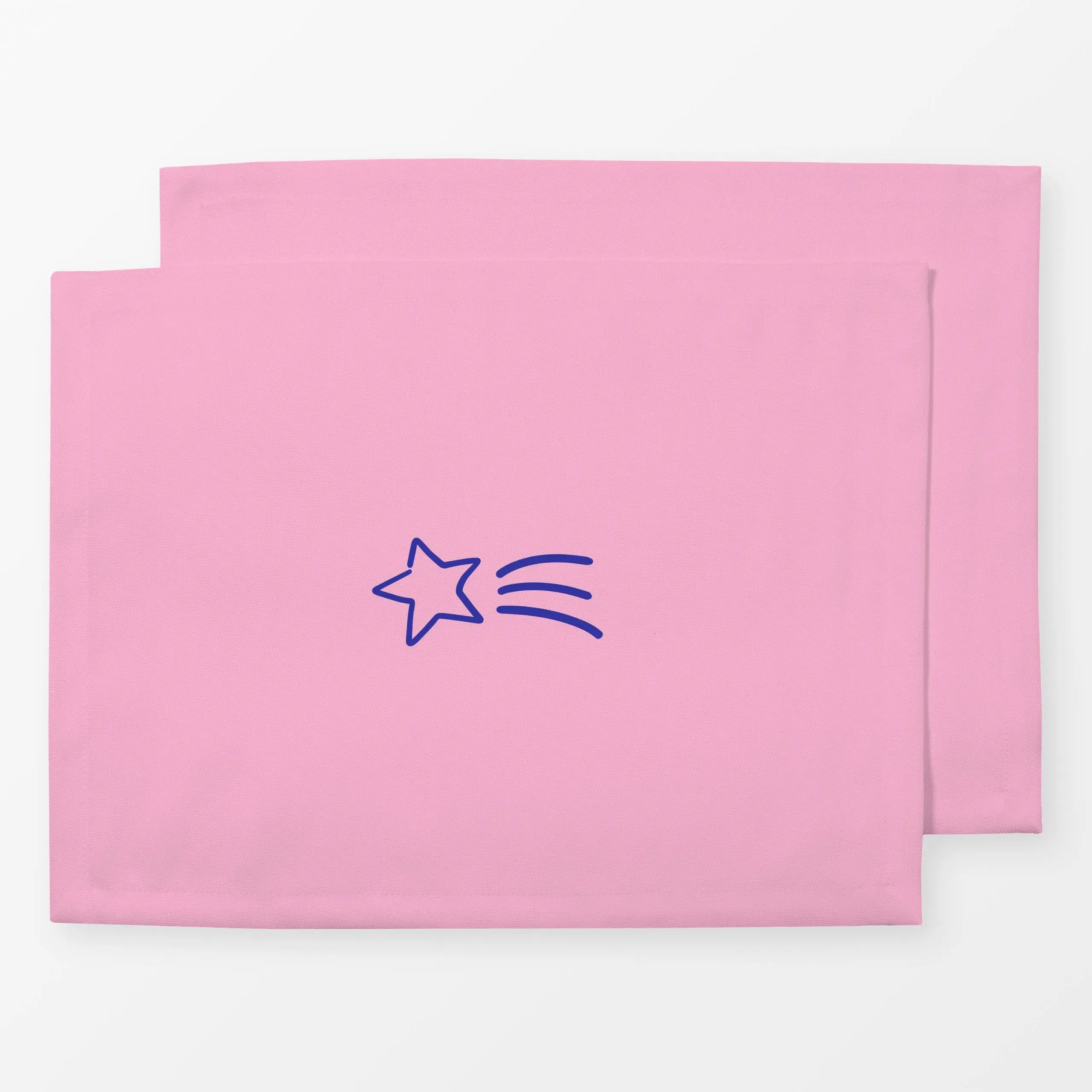 Tischset Little Shooting Star pink - Kinderzimmer & Motive für Kinder, Weihnachten, Astronomie & Weltraum - von „Karen Menze...