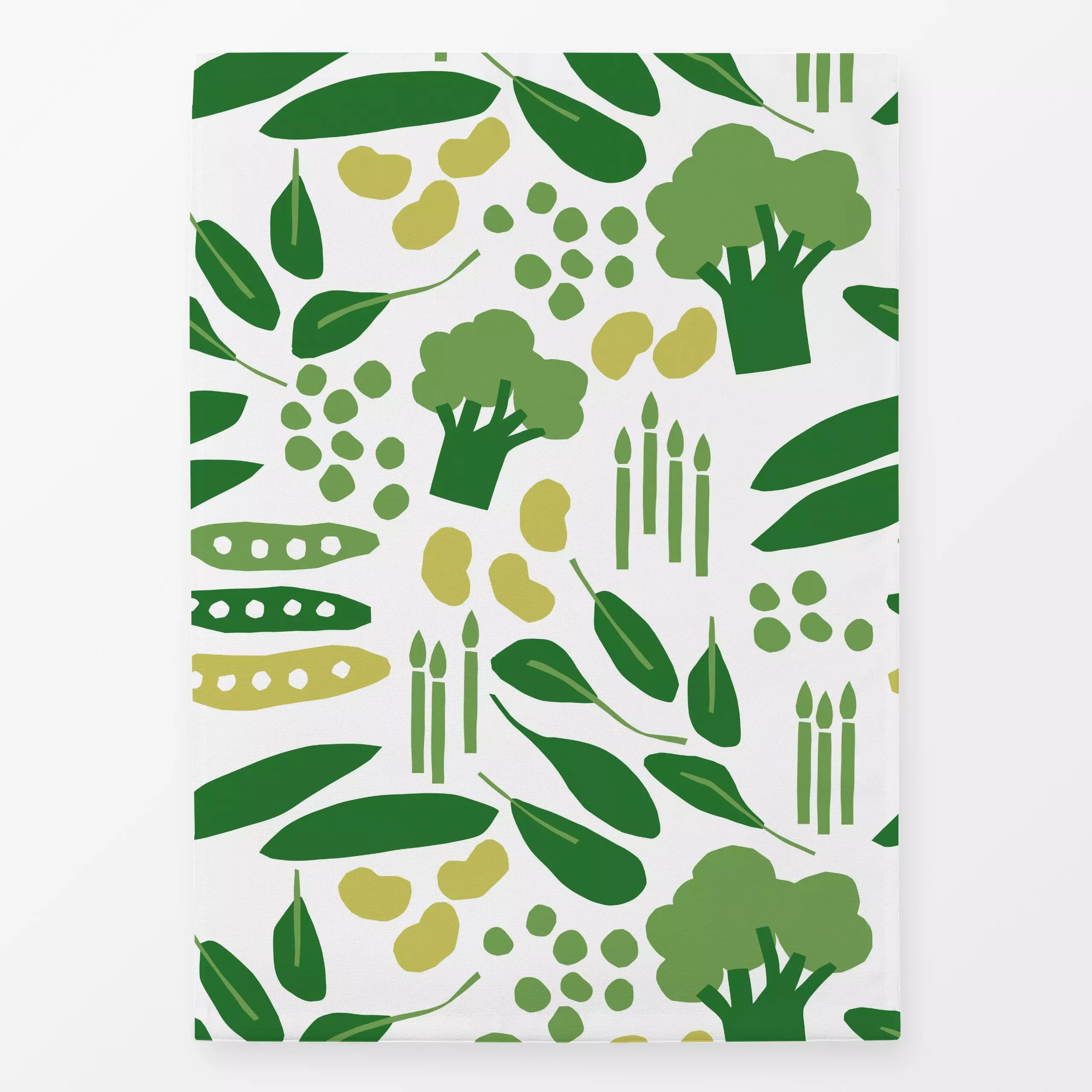 Geschirrtücher Greenery - Küche, Essen & Trinken - von „Lisa Jasmin Bauer"; Greenery, green, cutouts, papercut, Gemuese, pap...