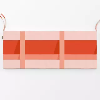 Bankauflage Colorblocking Sommerstreifen