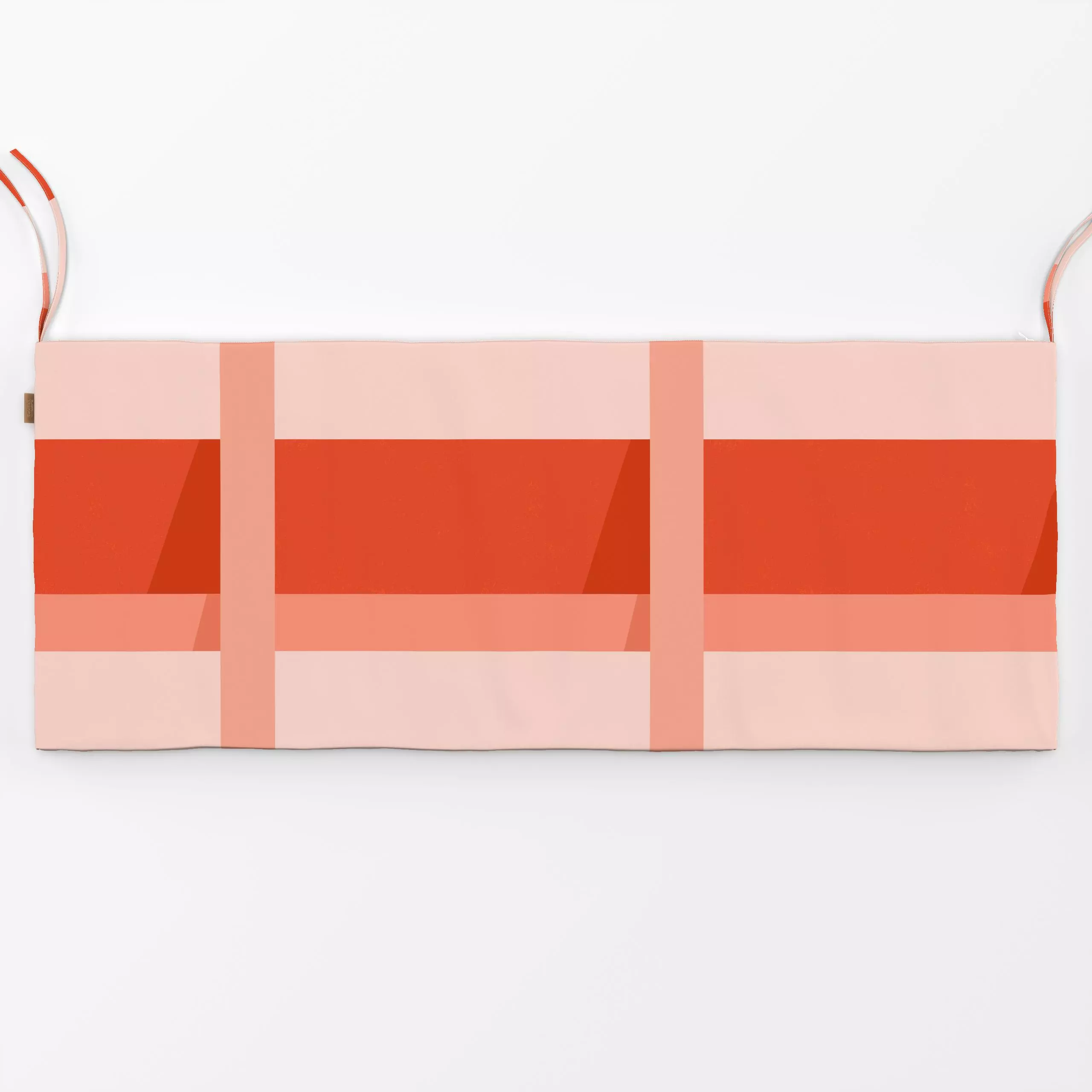 Bankauflage Colorblocking Sommerstreifen - Sommer, Symbole & Muster - von „Maria Eugênia Zanchet"; minimal, linie, bold