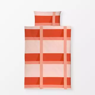 Bettwäsche Colorblocking Sommerstreifen
