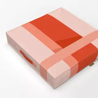 Bodenkissen Colorblocking Sommerstreifen