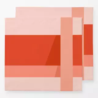 Servietten Colorblocking Sommerstreifen