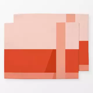 Tischset Colorblocking Sommerstreifen