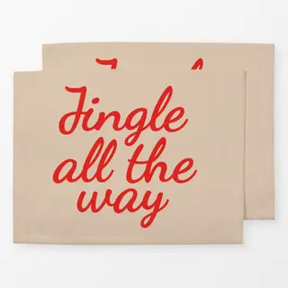 Tischset Christmas Jingle Noel Red