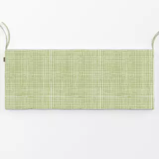 Bankauflage Karo hellgrün