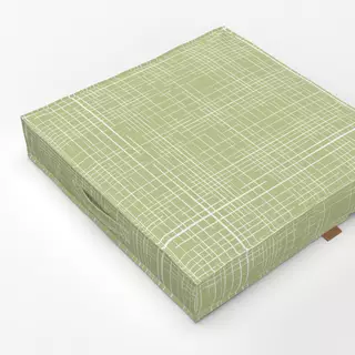 Bodenkissen Karo hellgrün
