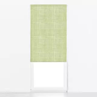 Raffrollo Karo hellgrün
