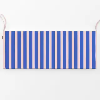 Bankauflage Blue Blush Vertical Stripes