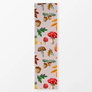 Tischläufer Herbstliebe Muster - nude