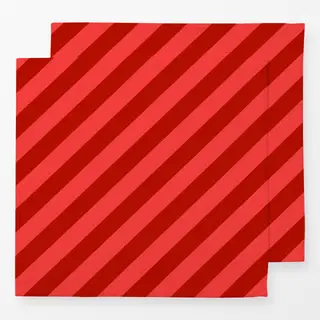 Servietten rot diagonal