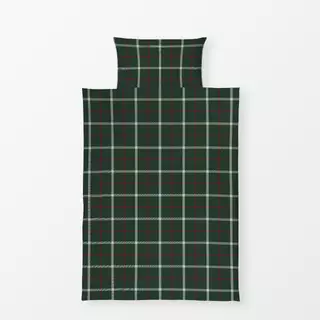 Bettwäsche Tattersall Plaid  tannengrün