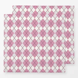Servietten AlpenChic Raute Argyle Pastel