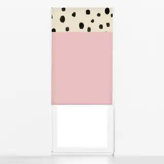 Raffrollo Dots and Rose 2020