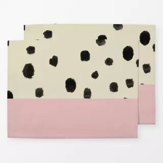 Tischset Dots and Rose 2020