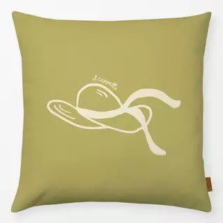 Kissen Sommerhut Green