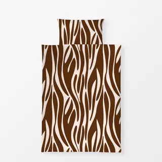 Bettwäsche Zebra Brown