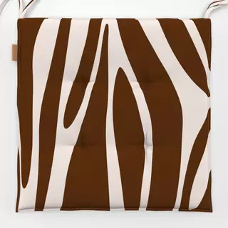 Sitzkissen Zebra Brown
