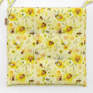 Sitzkissen Bienen in der Blütenwiese