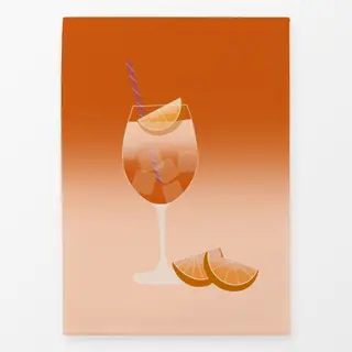 Geschirrtücher Spritz Verlauf Orange