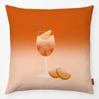 Kissen Spritz Verlauf Orange