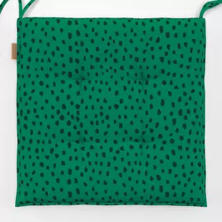 Sitzkissen Snow Dots Green